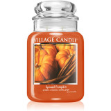 Cumpara ieftin Village Candle Spiced Pumpkin lum&acirc;nare parfumată (Glass Lid) 602 g