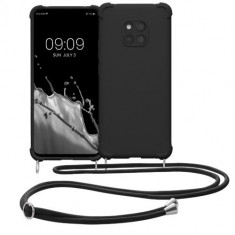 Husa Kwmobile pentru Huawei Mate 20 Pro, Silicon, Negru, 59004.01