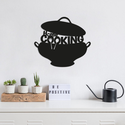 Decoratiune de perete Metal Cook&amp;Auml;&amp;plusmn;ng-metalpot, Cupru, 40x1x45 cm foto