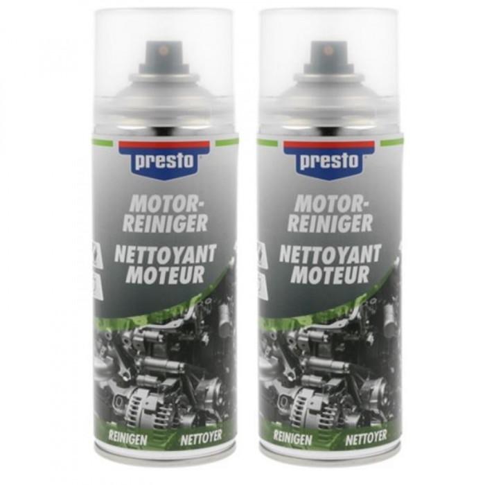 Pachet 2 x spray Presto pentru curatat motorul pe exterior 400 ml