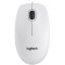 MOUSE LOGITECH, &quot;B100&quot;, PC sau NB, cu fir, USB, optic, 800 dpi, butoane/scroll 3/1, , alb, &quot;910-003360&quot; (timbru verde 0.18 lei)