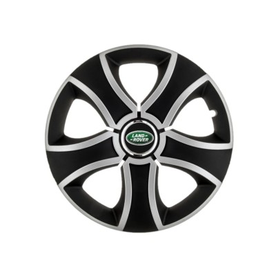 Set 4 Capace Roti 14 inchi (R14) Bis Gri-Negru, Compatibile Cu Land Rover foto
