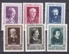 Belgia 1952 scriitori MI 941-946 MNH, Nestampilat