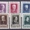 Belgia 1952 scriitori MI 941-946 MNH
