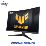 Monitor Gaming ASUS TUF Gaming VG27WQ3B, 27", QHD (2560&times;1440), Fast VA Curved 1500R, 180Hz, 1ms (GTG), 300 cd/m&sup2;, 125% sRGB, 90% DCI-P3, HDR10, Flicke