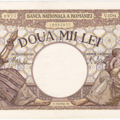 Bancnote Romania - 2000 lei 1941 - seria V.0784 0977 (starea care se vede)