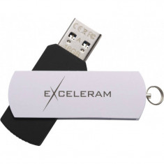 Memorie USB EXCELERAM P2 Series 64GB USB 3.1 Gen1 Alb / Negru foto