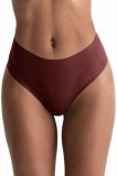 Chiloți Damă Silvia, Talie &icirc;naltă, Fără cusături, Violet Prună - Violet Prună, M, Linovit Store