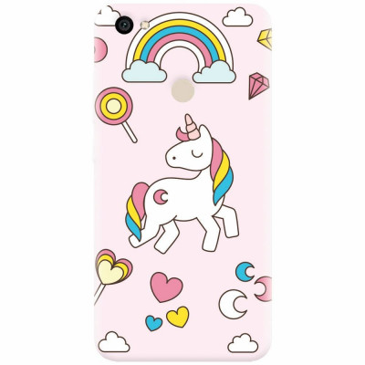 Husa silicon pentru Xiaomi Redmi Note 5A, Cute Unicorn foto