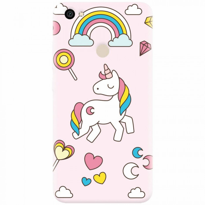 Husa silicon pentru Xiaomi Redmi Note 5A, Cute Unicorn