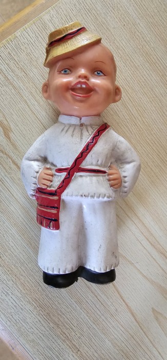 JUCARIE ROMANEASCA DE CAUCIUC , OSAN , ANII 70-80 . FOARTE RARA .