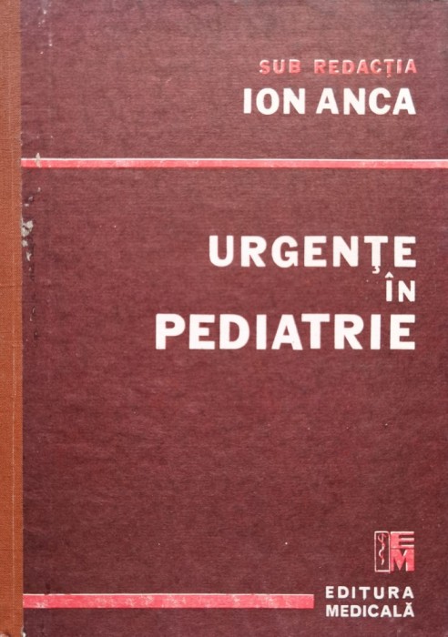 Urgente In Pediatrie - Ion Anca ,556437