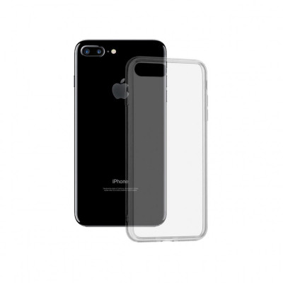 Husa Compatibila cu Apple iPhone 7 Plus / Apple iPhone 8 Plus Techsuit Clear Silicone Transparenta foto