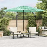 Umbrela Gradina vidaXL Verde 300x200x250cm, Protectie UV, Poliester, Cadru Otel