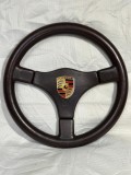 VOLAN Sport Retro MOMO TYP C36 I - KBA 70023 - Piele Maro - D&amp;W Tuning Porsche - Anii 80-90 - RAR - De colectie !