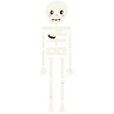 Figurina schelet, inaltime 110cm, mix culori, PartyTime Halloween