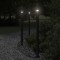 Gossi lampa exterioara de podea, negru, 100 cm, otel inoxidabil