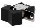 Rocker SPDT NINIGI 2 ON-(ON) 3A/250VAC negru fără 20m&Omega;