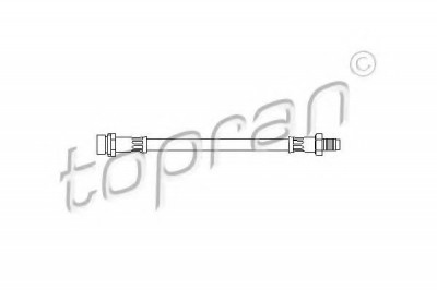 Conducta / cablu frana FORD FOCUS Combi (DNW) (1999 - 2007) TOPRAN 301 057 foto