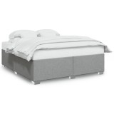 Cumpara ieftin Cadru de pat fara saltea, gri deschis, 180x200 cm, textil