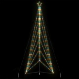 VidaXL Pom de Crăciun LED 861 LED-uri colorate 478 cm