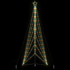 vidaXL Pom de Crăciun LED 861 LED-uri colorate 478 cm 4016427