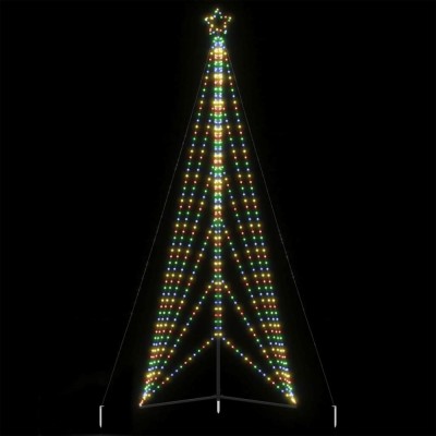 Pom de Crăciun LED 861 LED-uri colorate 478 cm foto