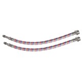 Cumpara ieftin Racord apa pentru baterie, din inox, 1/2,400 mm, Fe, 2 buc / set