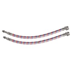 Racord apa pentru baterie, din inox, 1/2,400 mm, Fe, 2 buc / set