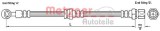 Conducta / cablu frana CHEVROLET LACETTI (J200) (2003 - 2016) METZGER 4110190