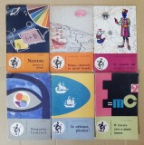 6 brosuri colectia MARI DESCOPERIRI (Einstein Teoria relativitatii, Lumina, Marco Polo, Newton, Calatorie in jurul lumii, Exploratori etc.)