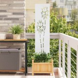 VidaXL Ecran de intimitate pentru grădină Traforaj Alb 32 x 140 cm 876211