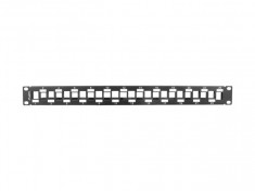 Patch Panel Lanberg 19 inch 24 porturi Black foto