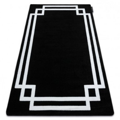 Covor HAMPTON Lux negru, 80x150 cm foto