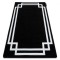 Covor HAMPTON Lux negru, 200x290 cm