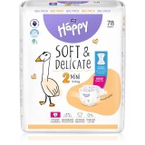 BELLA Baby Happy Soft&amp;Delicate scutece de unică folosință cu canale Mini 3-6 kg 78 buc