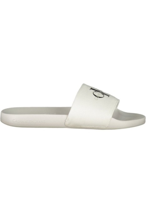 Calvin Klein Jeans slapi barbati SLIDE MONOGRAM, alb, 41
