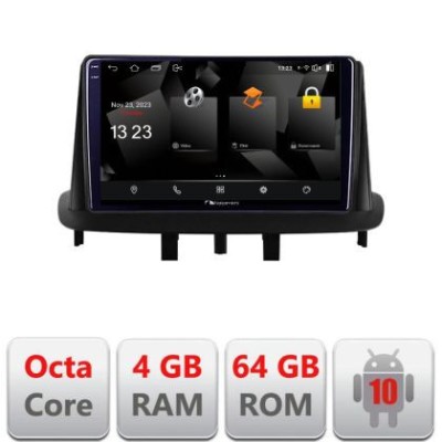 Navigatie Renault Megane 3 5510-145 Android Octa Core 720p 4+64 DSP 360 camera carplay android auto CarStore Technology foto