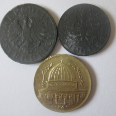 Lot 3 monede colectie:Austria,Polonia,Iran,vedeti foto
