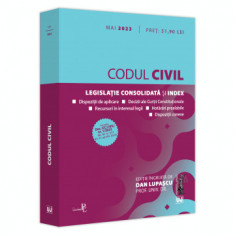 Codul civil. Actualizat Mai 2023 - Ed. ingrijita de: Prof. univ. dr. Dan Lupascu foto