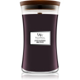 Woodwick Spiced Blackberry lum&acirc;nare parfumată cu fitil din lemn 609,5 g