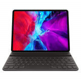 Husa de protectie tableta Apple Smart Keyboard pentru iPad Pro 12.9&quot;, Layout RO, mxnl2ro/a, Negru