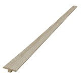 Profil tranzitie Leziter Vintage Stejar 2400x45x10 mm T-moulding decor gri-bej