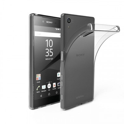 Husa SONY Xperia XZ1 - Luxury Slim Case TSS, Transparent foto