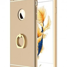 Husa Apple iPhone 8 Plus, Elegance Luxury 3in1 Ring Auriu