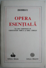 Opera esentiala - Mihai Eminescu (Cu zece comentarii de Constantin Noica si Emil Cioran) foto