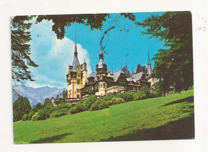 RF18 -Carte Postala- Sinaia, Muzeul Peles, circulata 1972