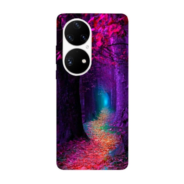 Husa compatibila cu Huawei Nova Y70 model Vivid forest path, Silicon, TPU, Viceversa