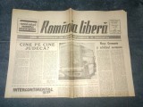 ZIARUL ROMANIA LIBERA 19 APRILIE 1990