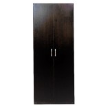 Dulap Melba 2 usi Wenge cu bara si Polita 80 x 50 x 200 cm
